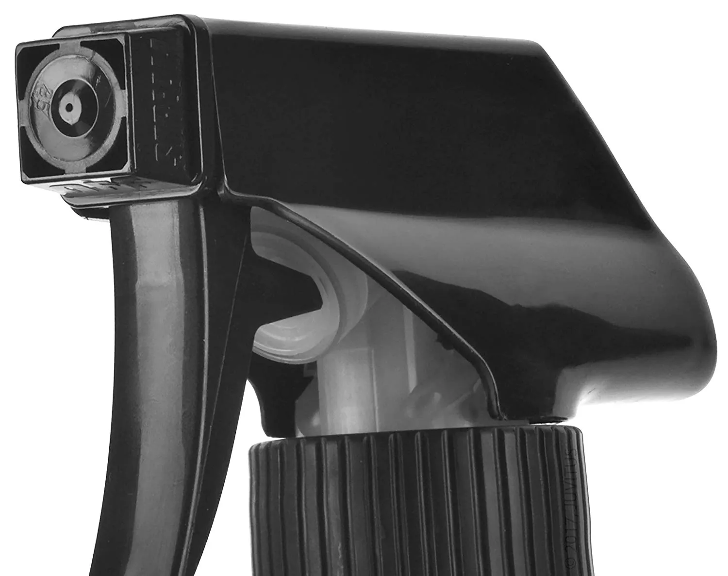 (100 PACK) 28-400 Neck Size Black Trigger Spray Top Closure, 9.25 inch dip tube length