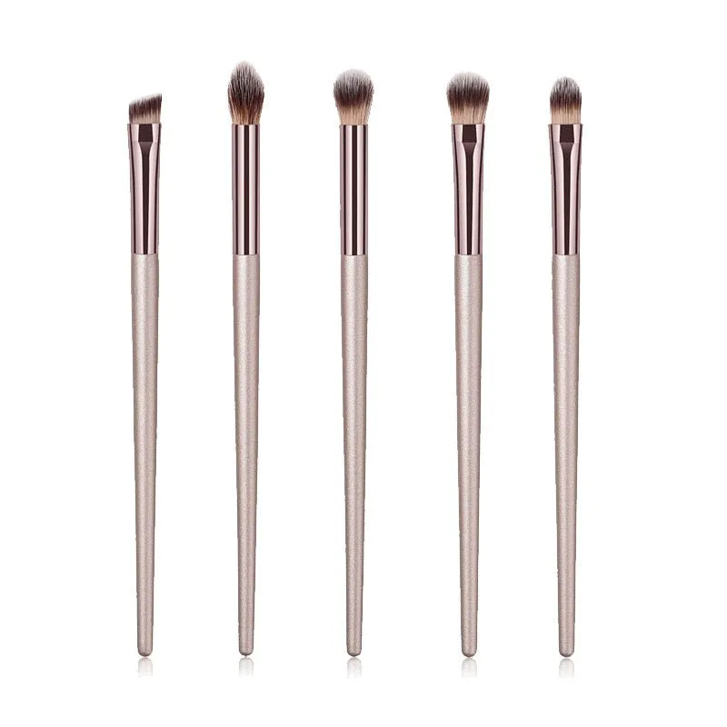 10pcs/set Champagne makeup brushes set for cosmetic foundation powder blush eyeshadow kabuki blending make up brush beauty tool