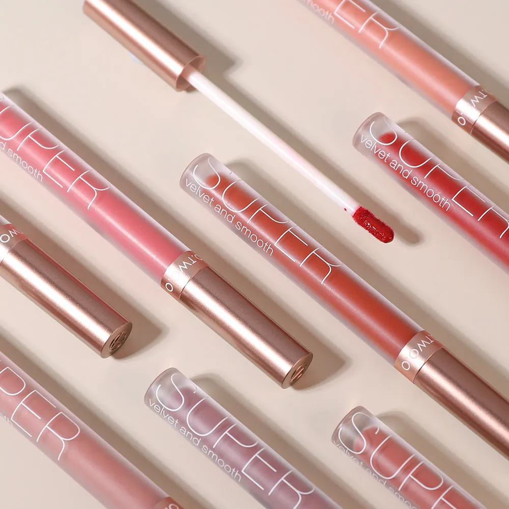 12 Color Honey Velvet Matte Lip Gloss Set - Long-Lasting, Moisturizing