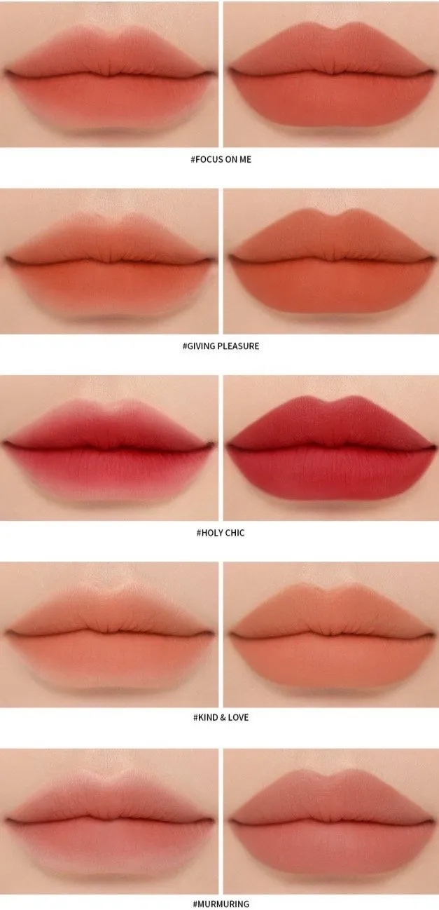 3CE Soft Matte Lipstick 3.5g (10 Colors)