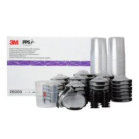 3M 26000 Series 2.0 PPS Lids & Liners Kit Standard 650ml 200 Micron x 50 Pack