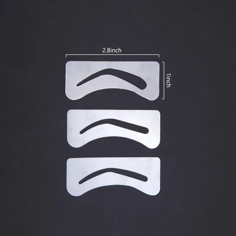 9Pcs Transparent Eyebrow Stencil Kit | Brow Shaping Stencil For Immaculate Eye Brows | Eyebrow Template For Girls Women