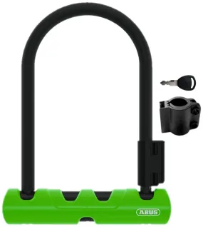 Abus U-Shackle Key Lock Ultra Mini SH34 410 14cm Green