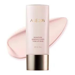 AGE 20's Brightening Pink Tone Up Base, 71% Hydrating Essence SPF35 PA   Korean Makeup Primer (1.35 fl. oz)