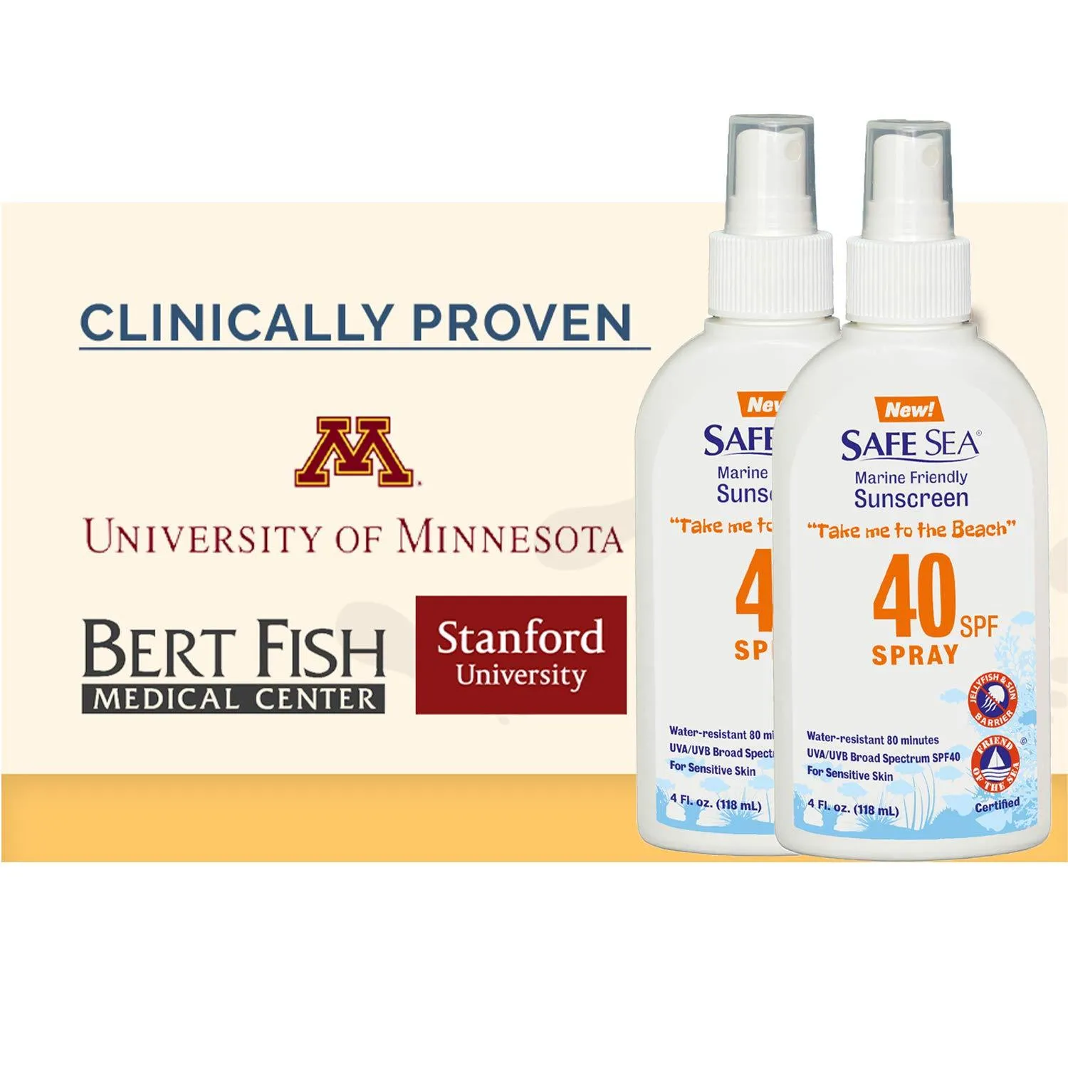 Anti-Jellyfish Sting Protective SPRAY - SPF 40 (04102)