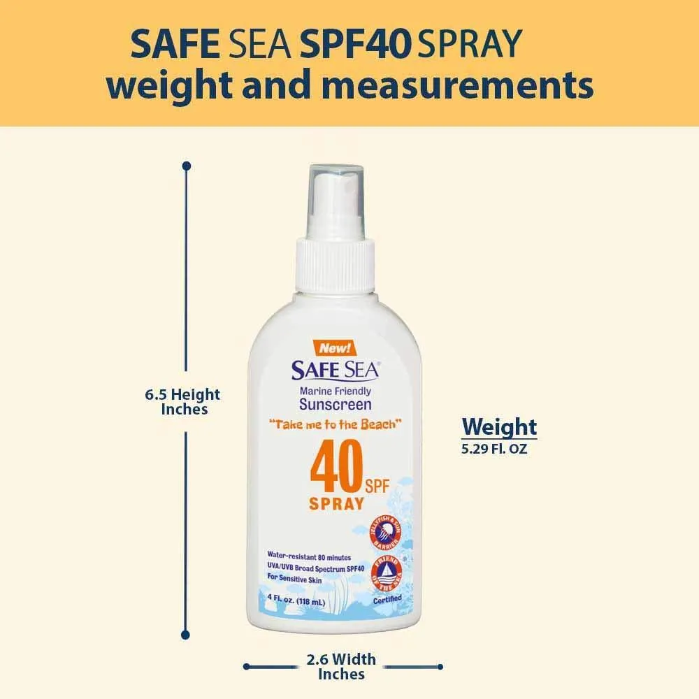 Anti-Jellyfish Sting Protective SPRAY - SPF 40 (04102)