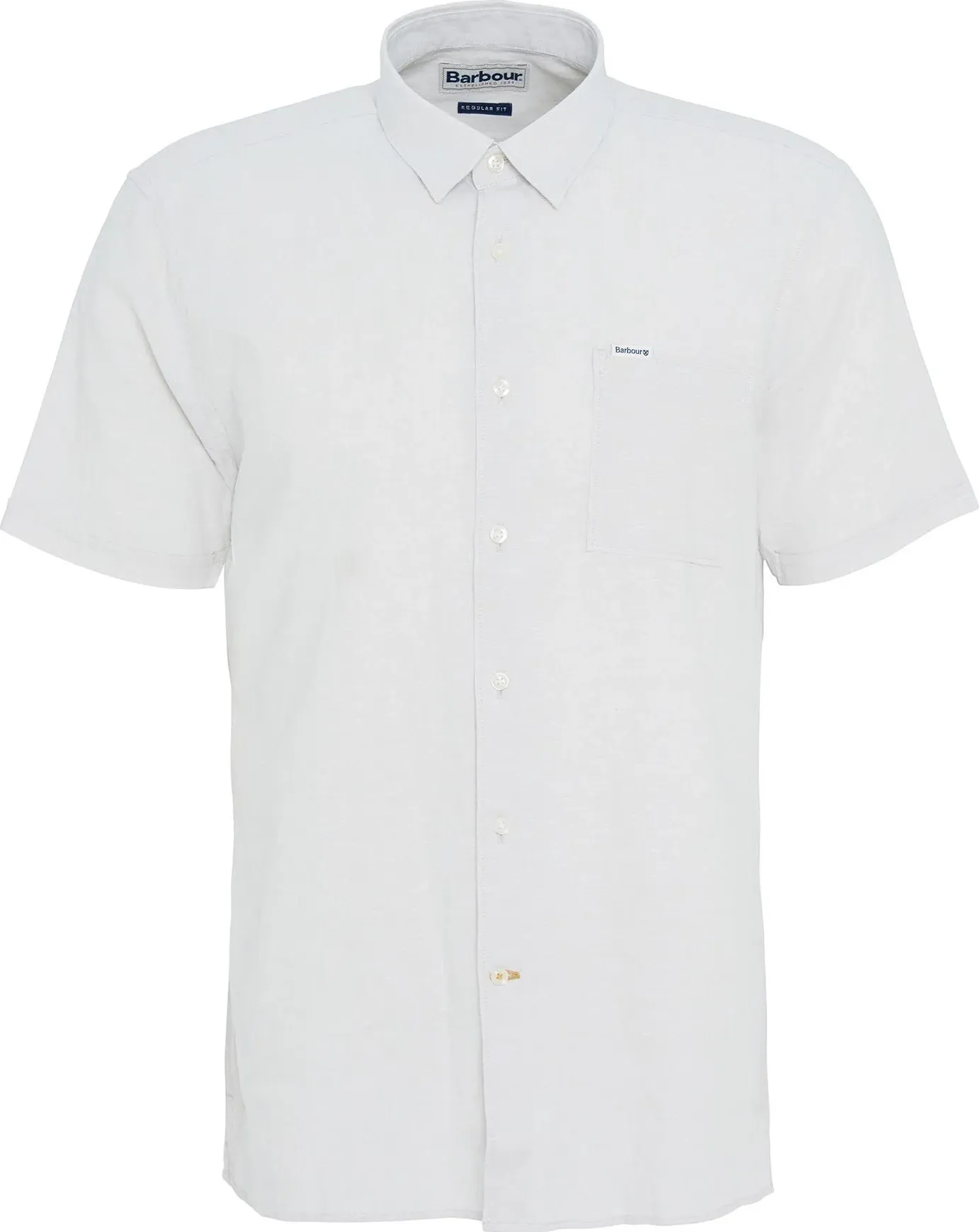 Barbour Men&#x27;s Nelson Shortsleeve Summer Shirt Mist | Buy Barbour Men&#x27;s Nelson Shortsleeve Summer Shirt Mist here | Outnorth