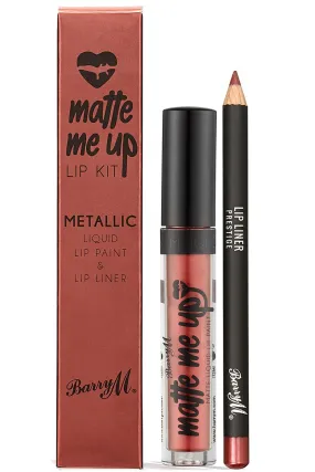 Barry M Matte Me Up Lip Kit - Prestige