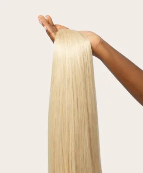 Bleached Blonde, 20" Volumiser Quad Clip-In Weft, #60 | 45g