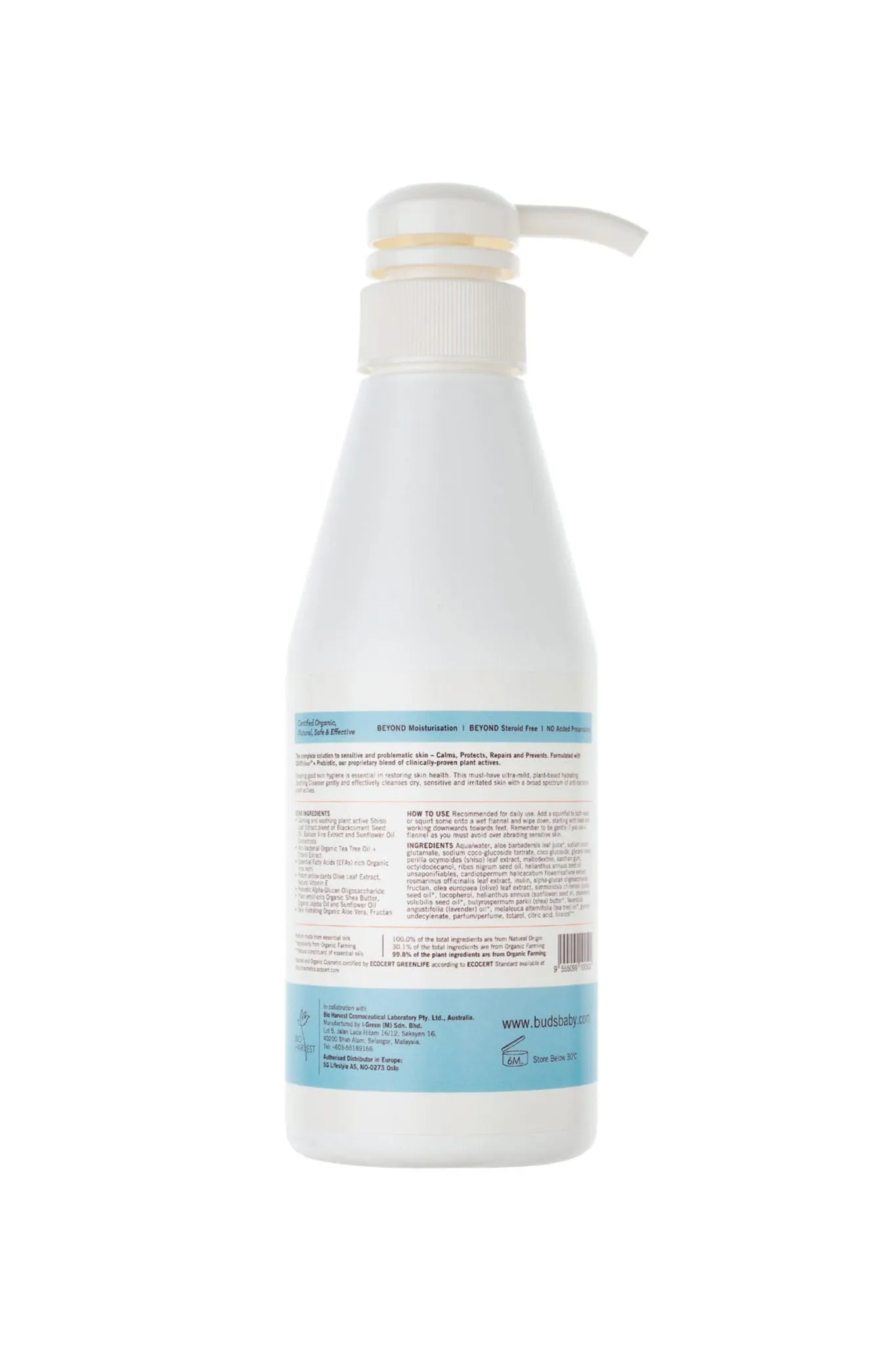 Buds Soothing Organics Super Soothing Hydrating Cleanser