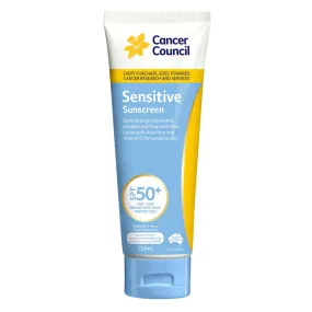 Cancer Council Sensitive Sunscreen Spf50 110Ml
