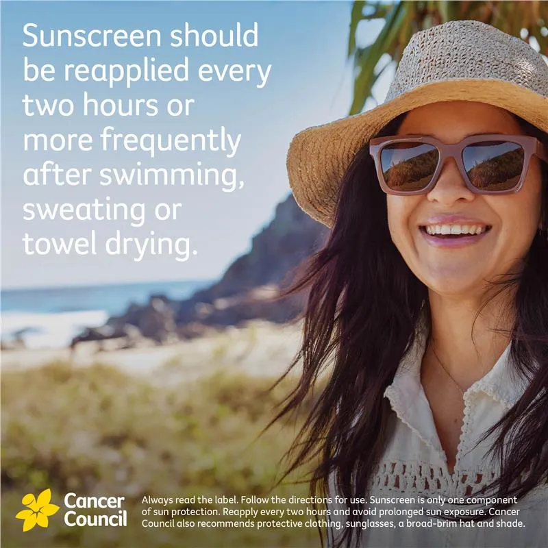 Cancer Council Sensitive Sunscreen Spf50  Pump 200Ml