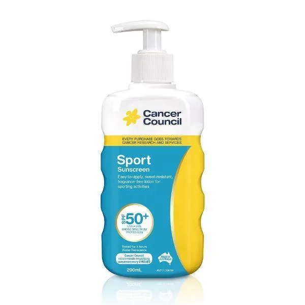 CANCER COUNCIL - Sport Sunscreen SPF50 