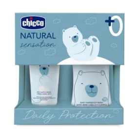 Chicco Natural Sensation Daily Protection Hair/Body Wash   Nappy Cream