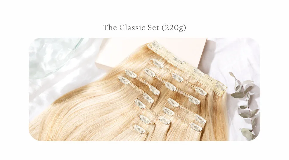 Chocolate Brown, 20" Classic Clip-In Hair Extensions, #4 | 220g