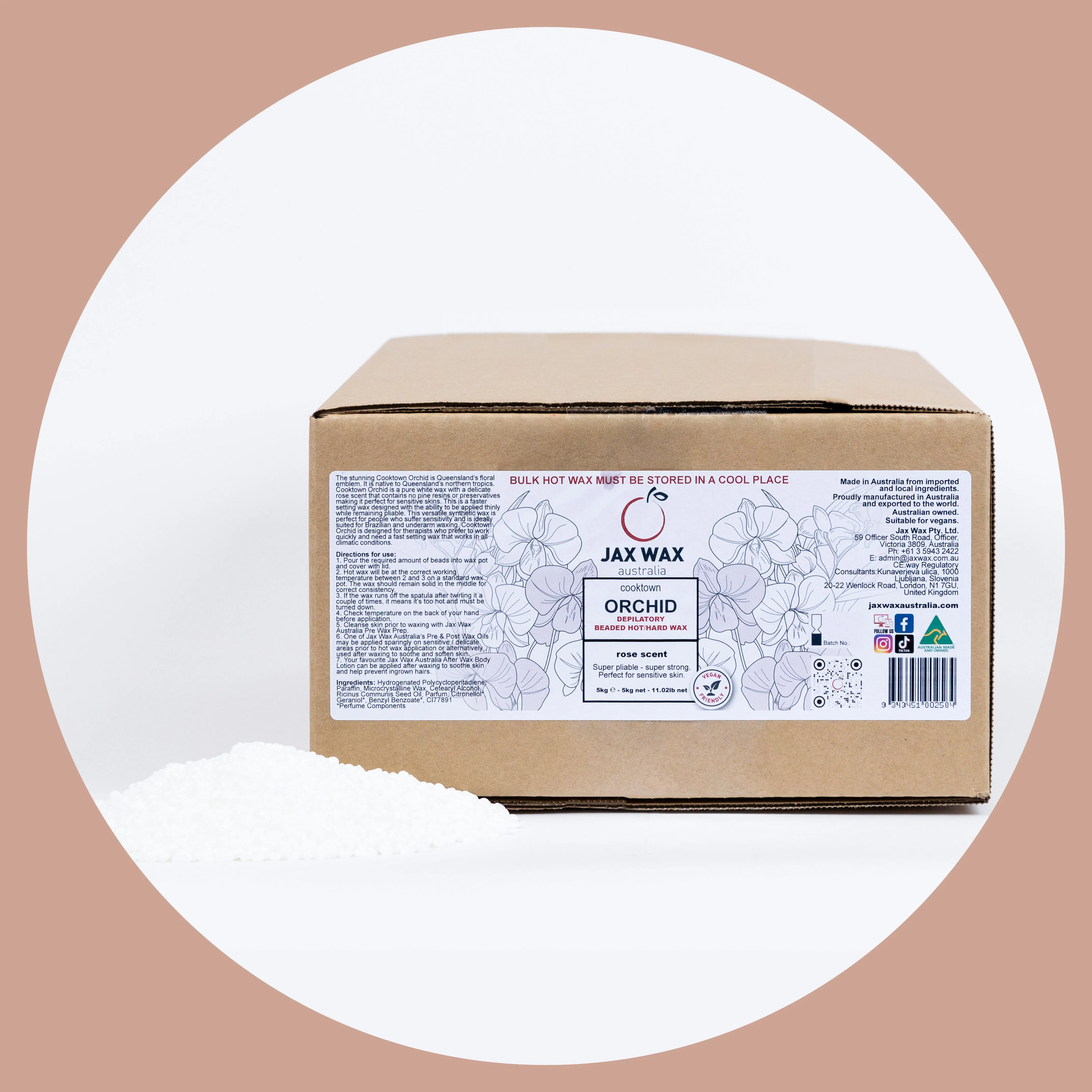 Cooktown Orchid Hot Wax