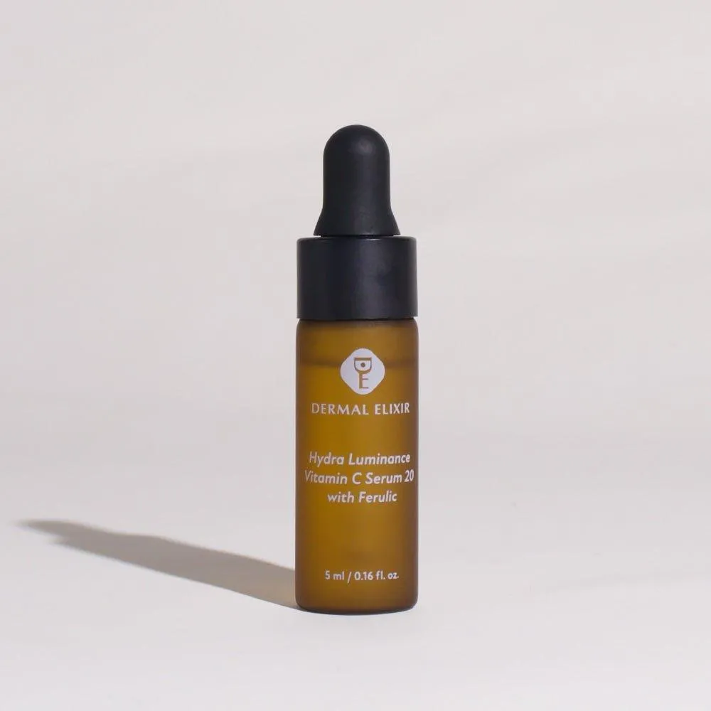 Dermal Elixir Hydra Luminance Vitamin C Serum 20 with Ferulic 5ML X 6 5ml x 6
