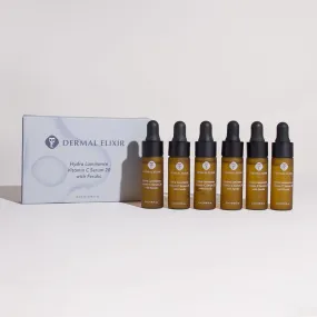 Dermal Elixir Hydra Luminance Vitamin C Serum 20 with Ferulic 5ML X 6 5ml x 6