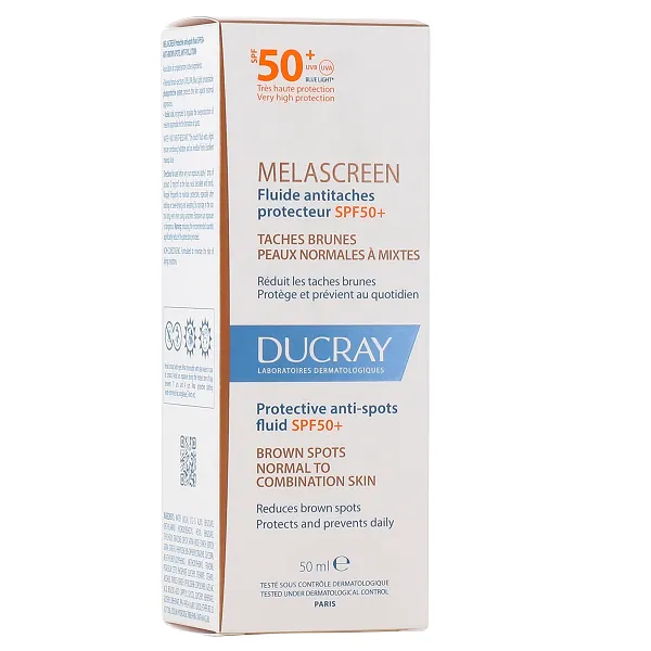 Ducray - Melascreen Protective Anti Spots Fluid SPF 50 