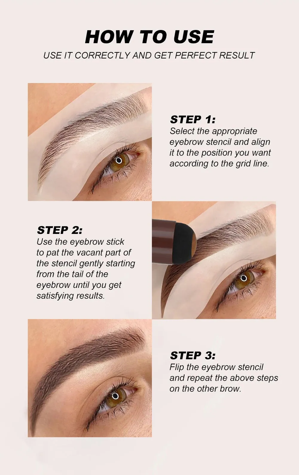 Eyebrow Stamp Kit – Waterproof & Long-Lasting