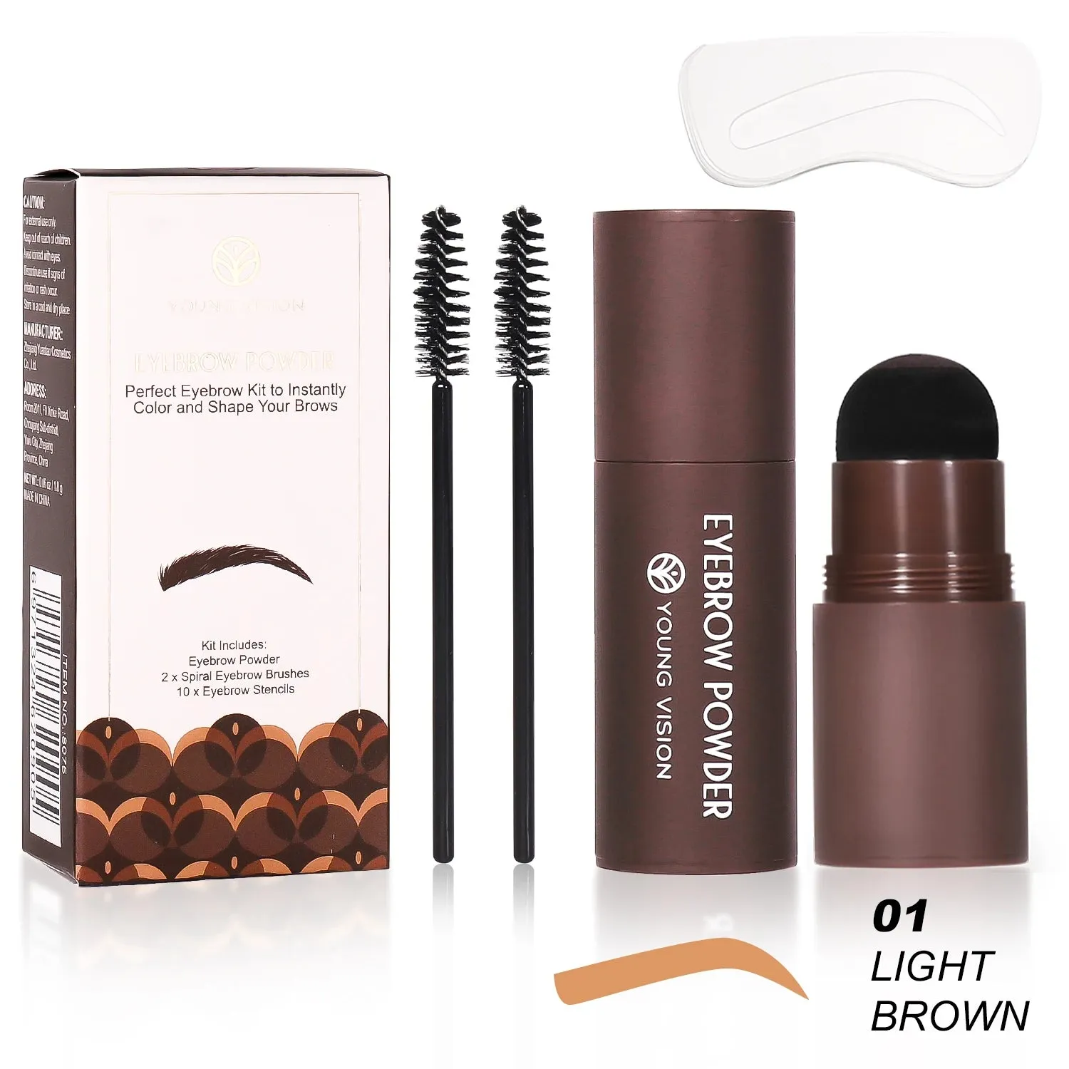 Eyebrow Stamp Kit – Waterproof & Long-Lasting