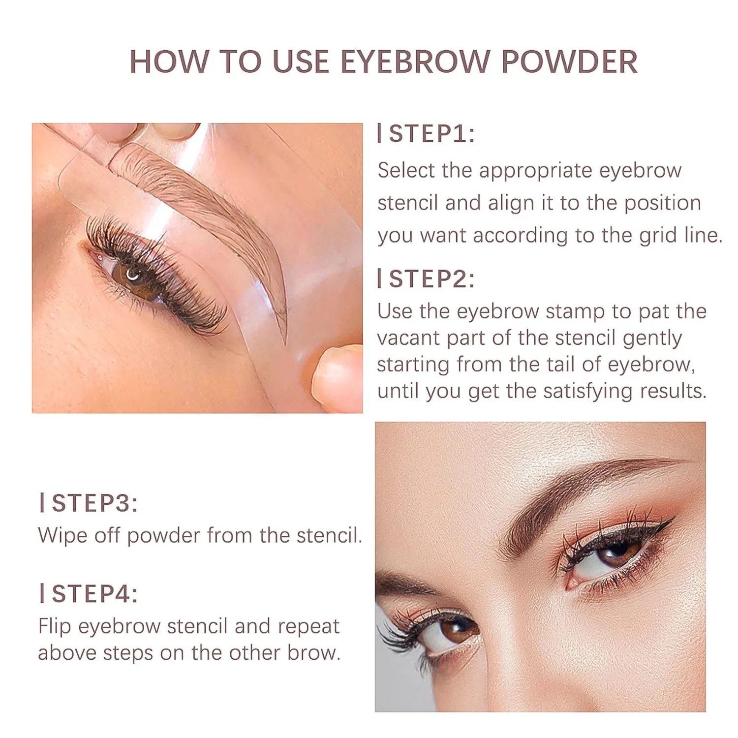 Eyebrow Stamp Kit – Waterproof & Long-Lasting