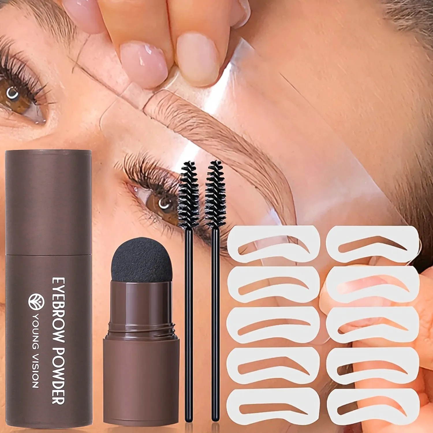 Eyebrow Stamp Kit – Waterproof & Long-Lasting