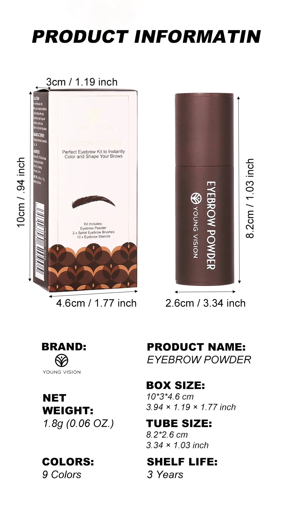 Eyebrow Stamp Kit – Waterproof & Long-Lasting