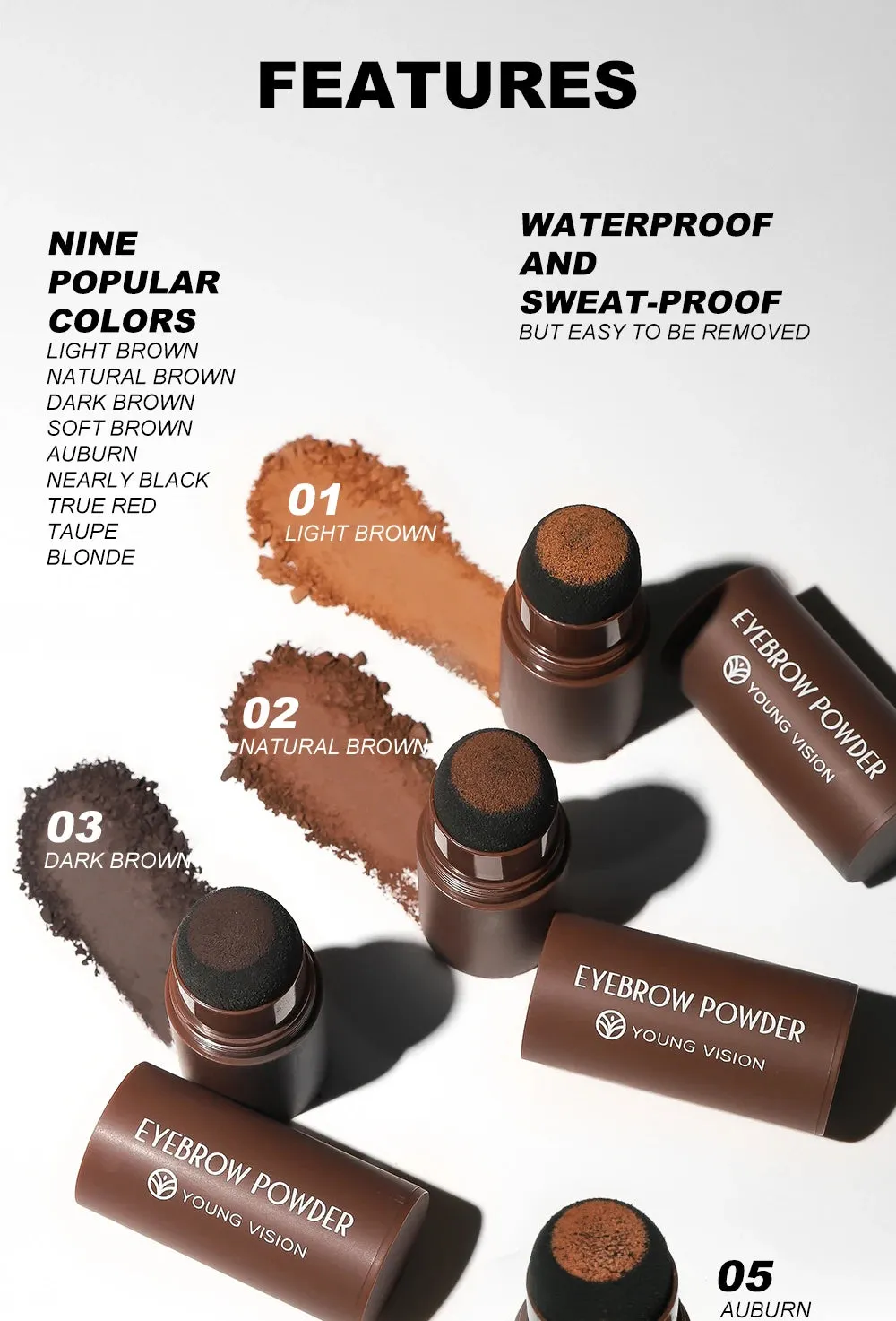 Eyebrow Stamp Kit – Waterproof & Long-Lasting