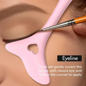 Flawless Silicone Eyeliner Stencils Kit for Perfect Eye Makeup