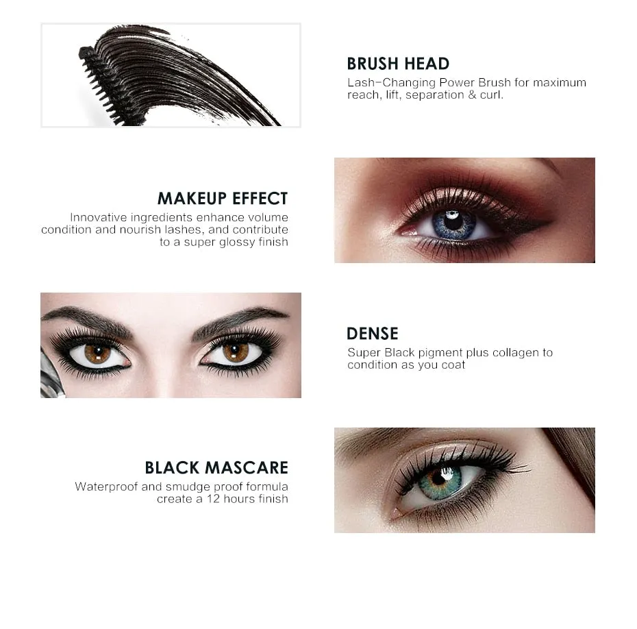 FOCALLURE Professional Mascara Waterproof Rimel 3d Mascara