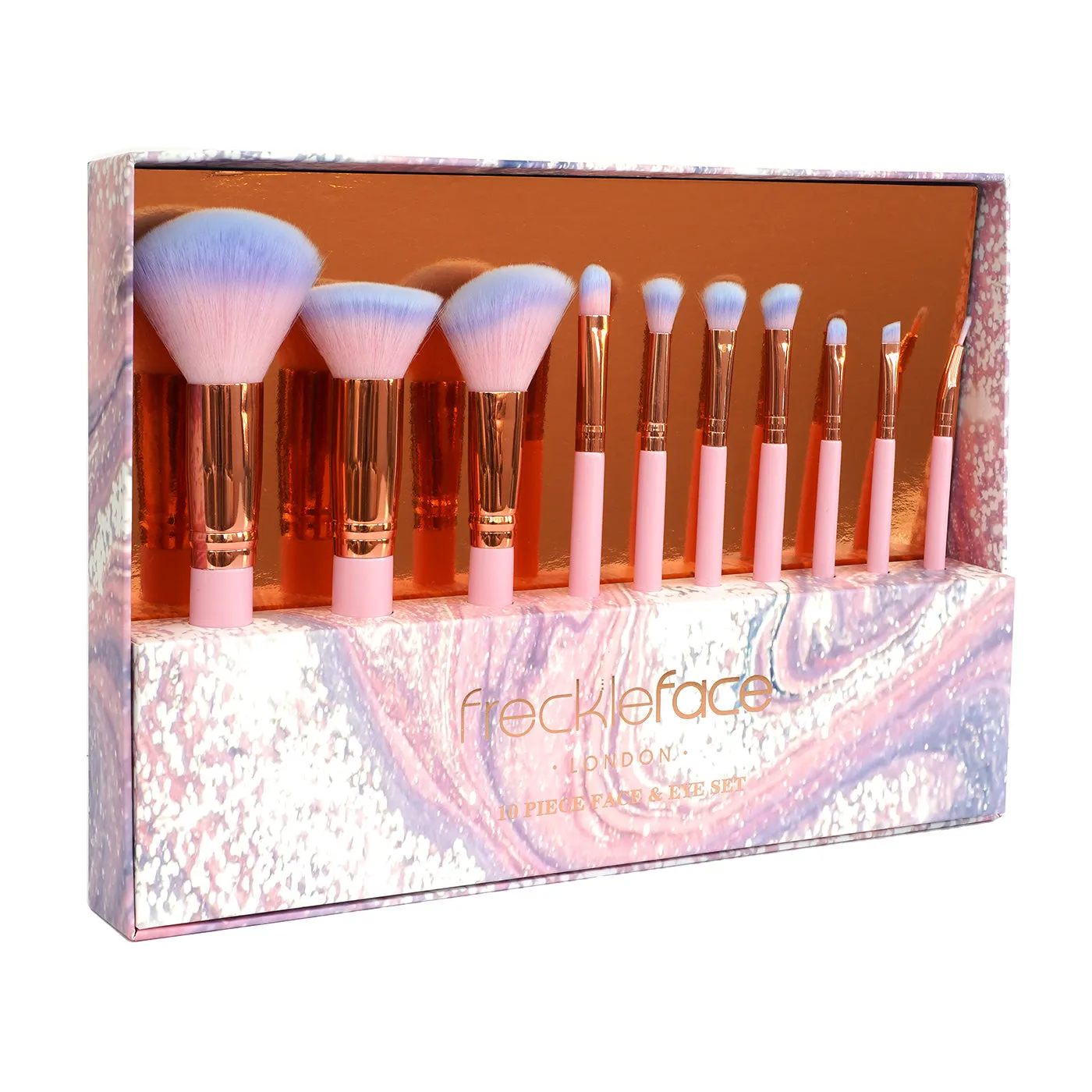 Freckle Face | 10pc Face Face & Eye Brush Set