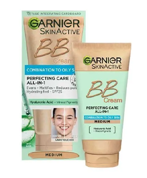 Garnier Skin Active Combination To Oily Skin Perfecting Care All In 1 Medium