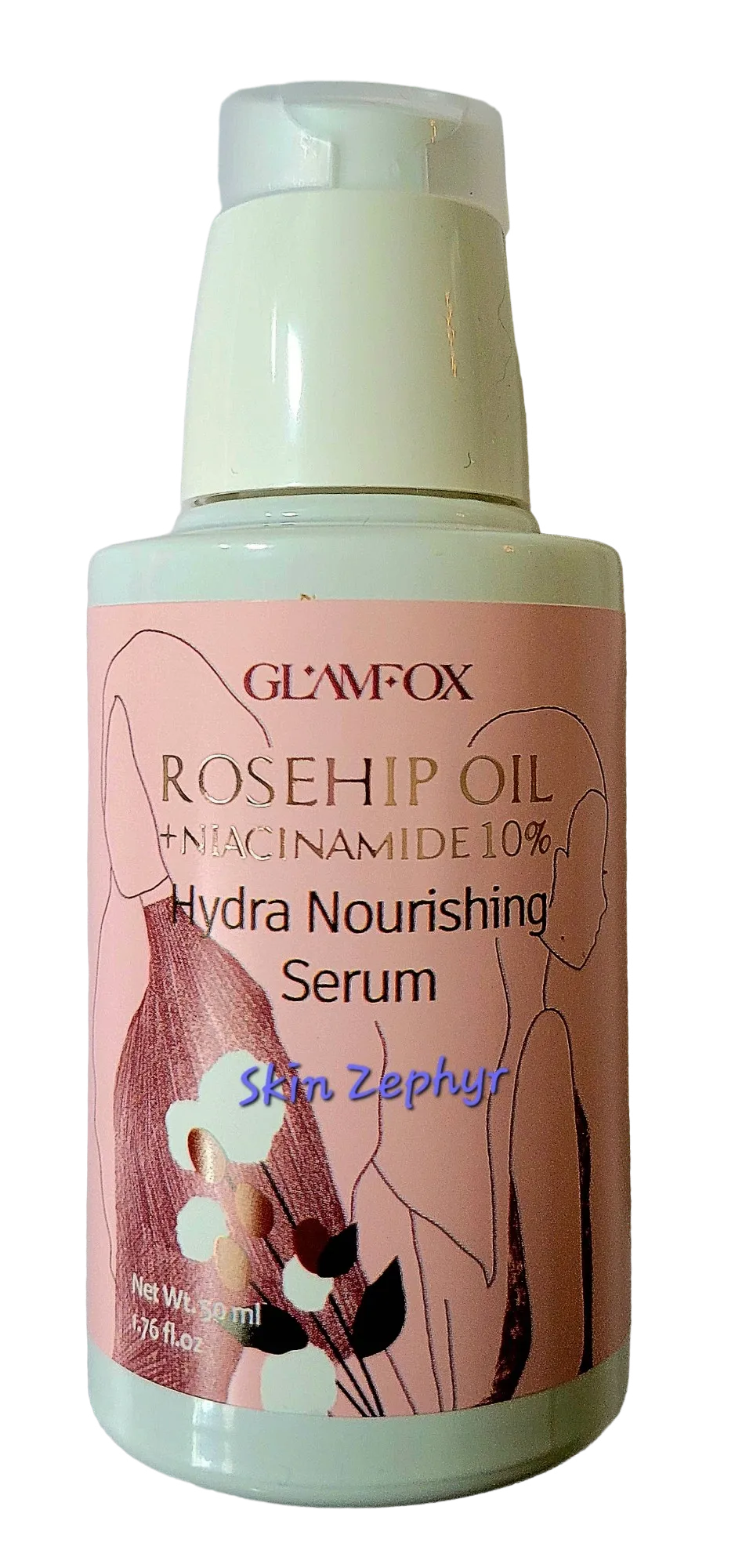 Glamfox Rosehip Oil   Niacinamide 10% Hydra Nourishing Serum
