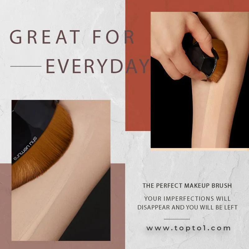 High-Density Seamless Foundation Brush