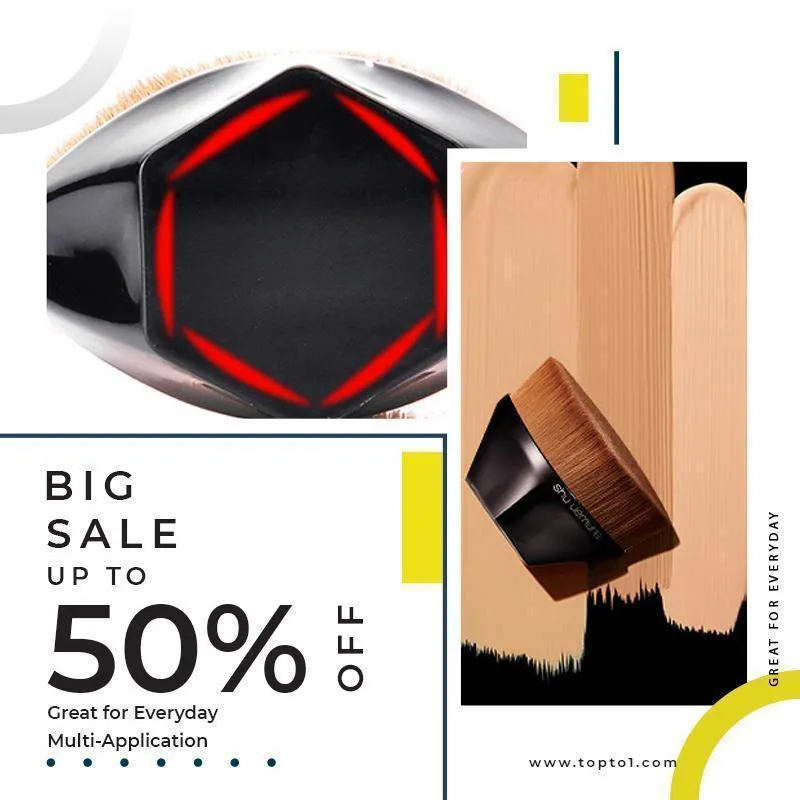 High-Density Seamless Foundation Brush