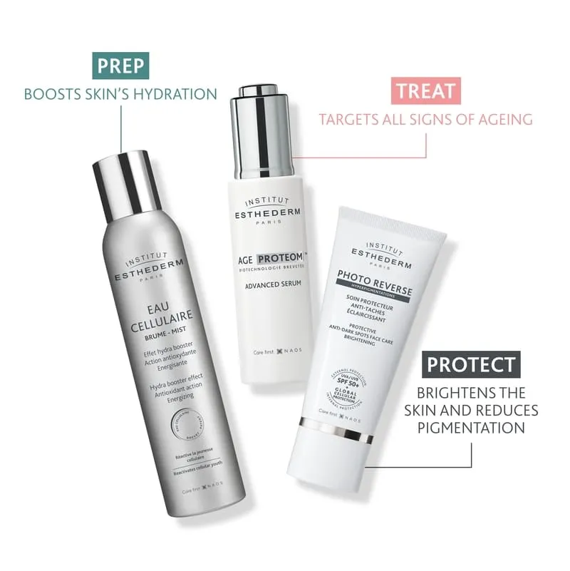Institut Esthederm Photo Reverse Brightening Protective Anti-Dark Spots Face Care SPF 50 