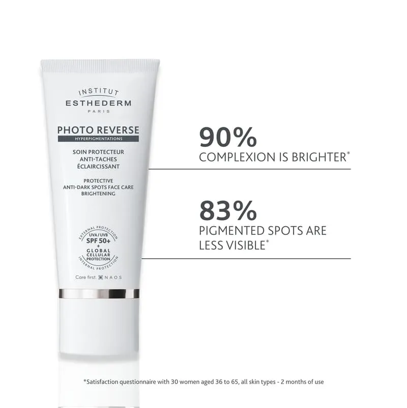 Institut Esthederm Photo Reverse Brightening Protective Anti-Dark Spots Face Care SPF 50 