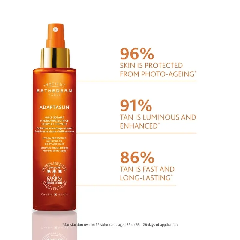 Institut Esthederm Protective Sun Care Oil for Body and Hair - Strong Sun