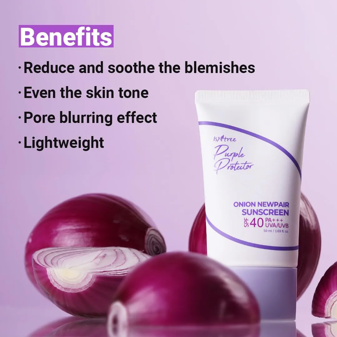 ISNTREE Purple Protector Onion Newpair Sunscreen