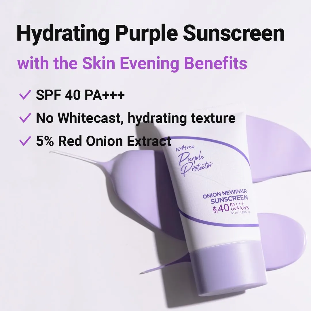 ISNTREE Purple Protector Onion Newpair Sunscreen