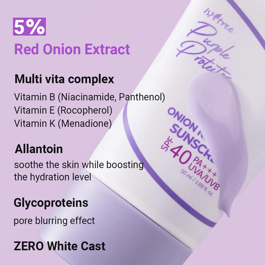 ISNTREE Purple Protector Onion Newpair Sunscreen