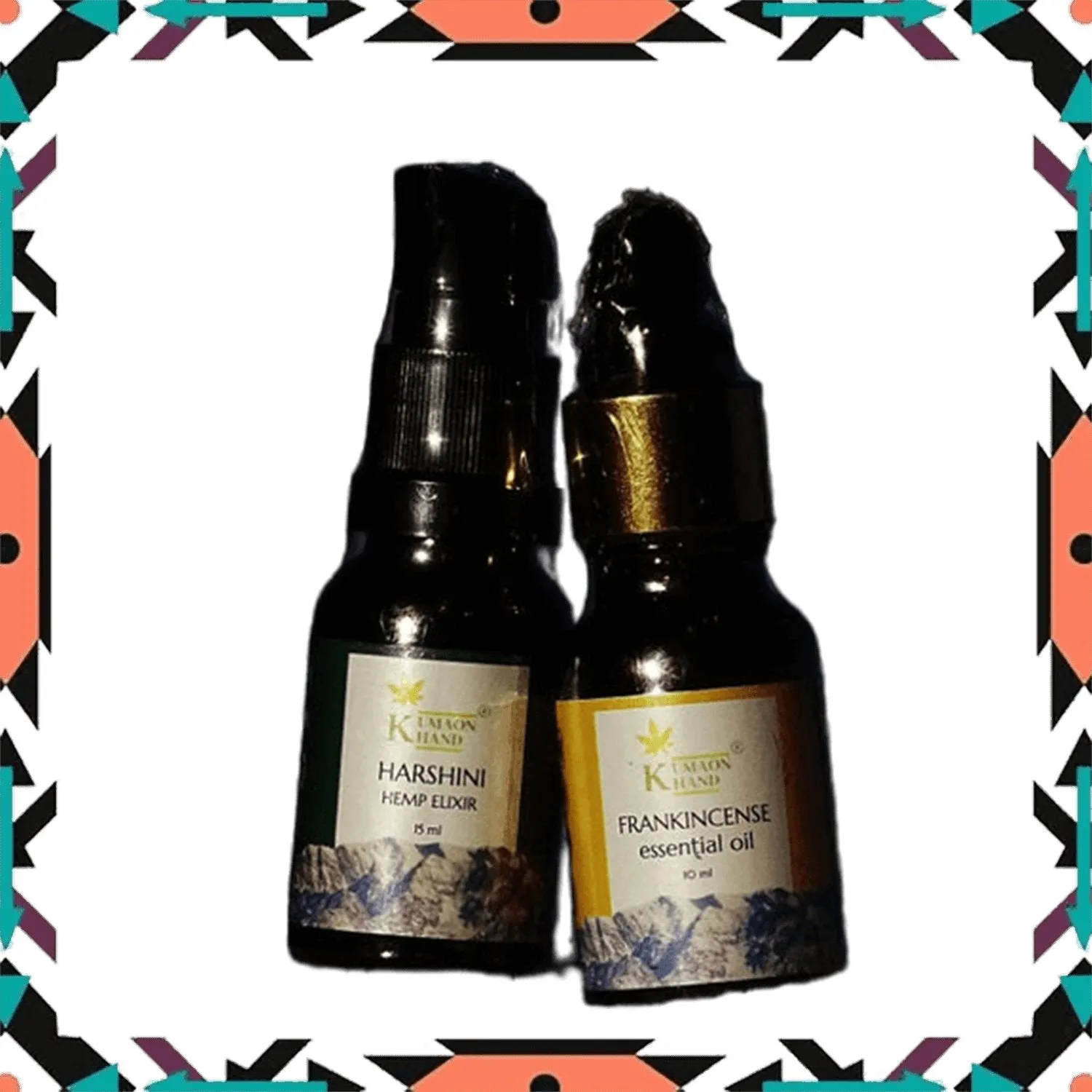 Kumaon Khand Harshini & Frankincense Oil Combo