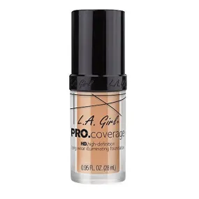 L. A GIRLPRO Coverage HD Foundation-Porcelain