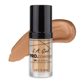 L.A. Girl - Pro Coverage HD Illuminating Foundation - Natural - #GLM644
