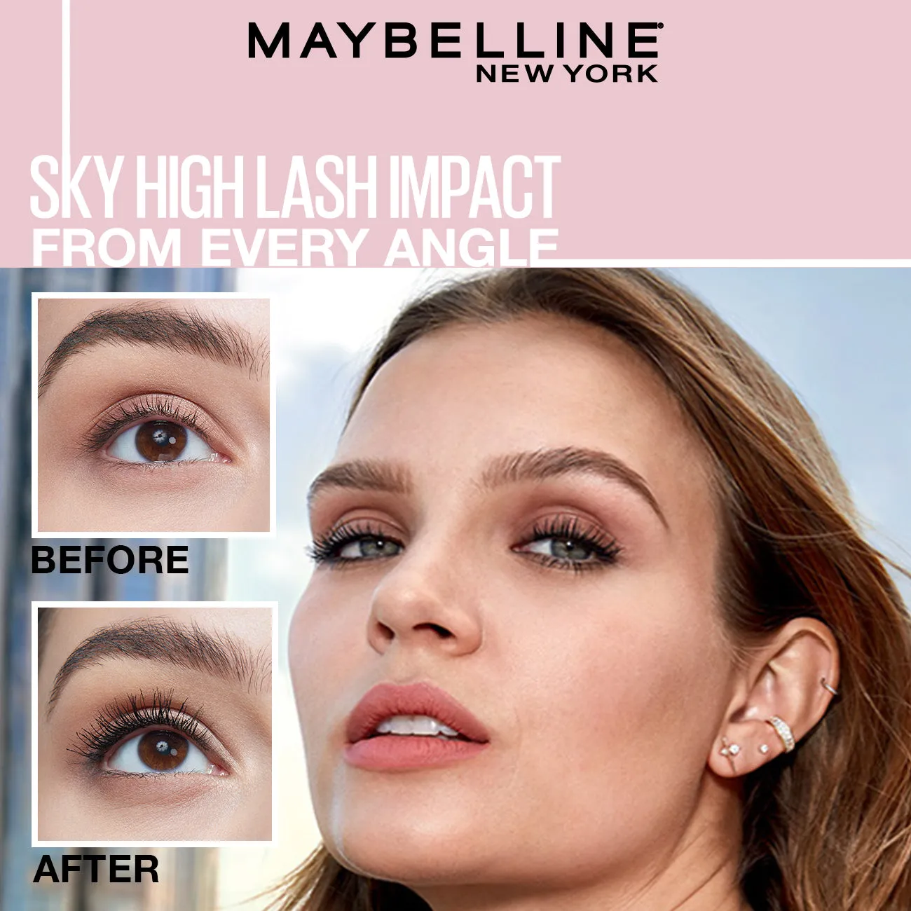 Lash Sensational Sky High Mascara - Volumizing & Lengthening Black