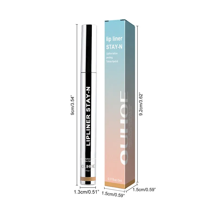 Long-lasting waterproof lip liner