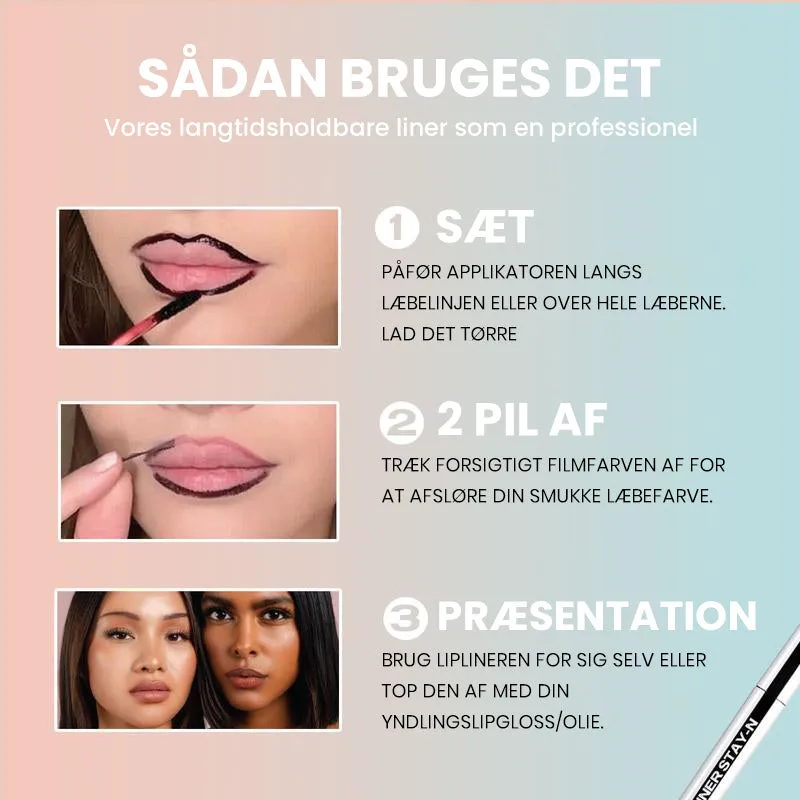 Long-lasting waterproof lip liner