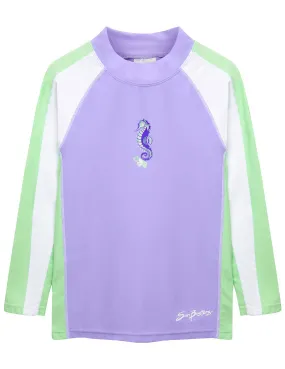 Long Sleeve Rash Guard - Sweet Lavender