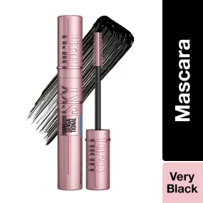Maybelline New York Lash Sensational Sky High Waterproof Mascara, Lengthening & Volumizing Mascara With Bamboo Extract & Fibres, Very Black, 6ml